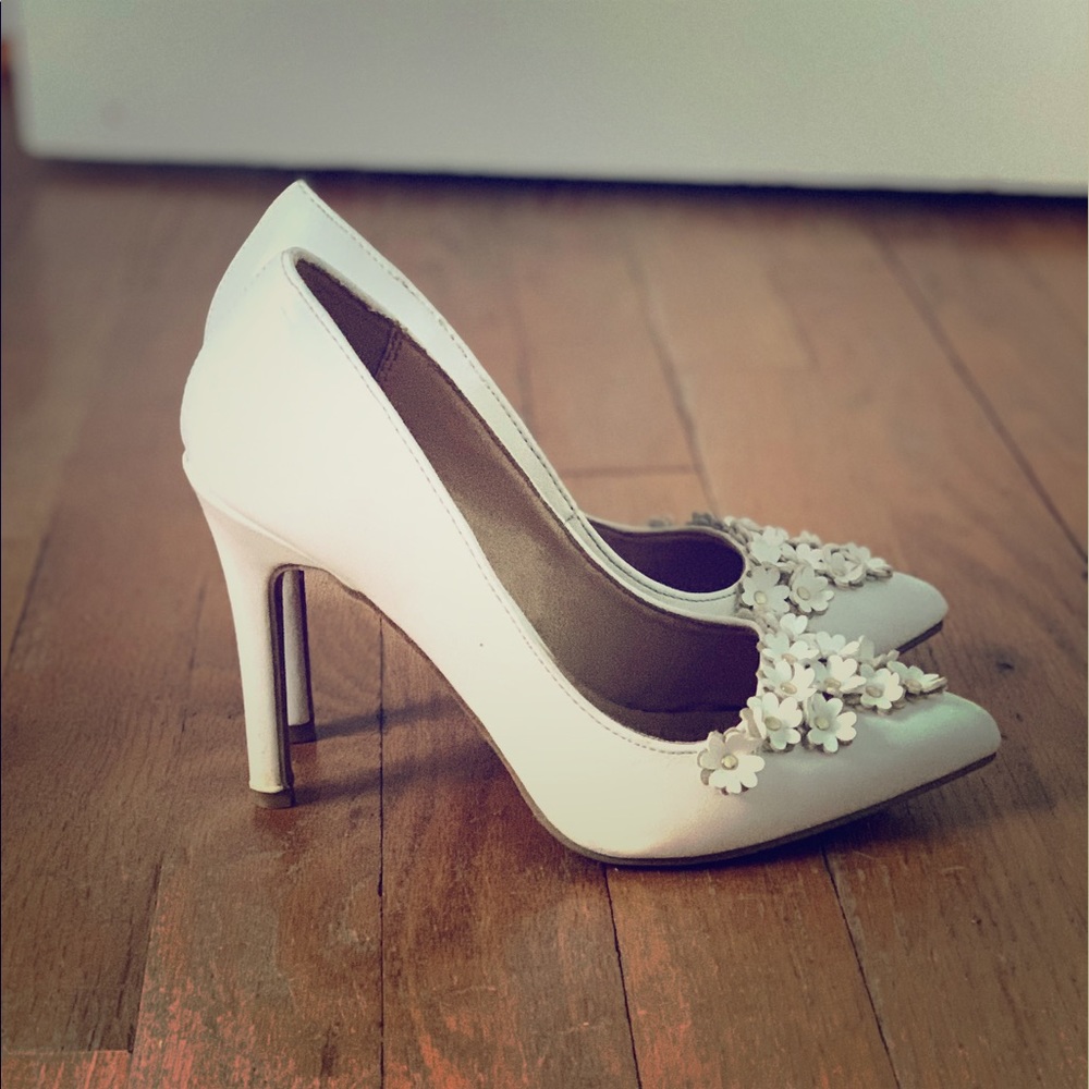 White High Heels